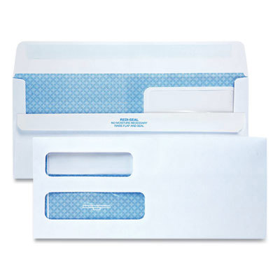 Quality Park Dbl Window Envelopes, Invoi